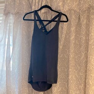 Athleta workout tank in navy blue - Size Small